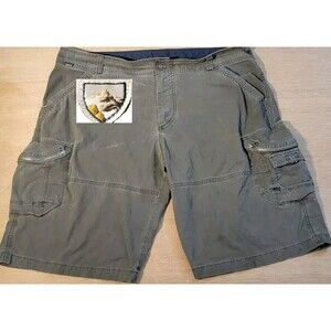 Kuhl Cargo Ambush Hiking Shorts Size 40 Color Brown Vintage Patina Dye (Faded)